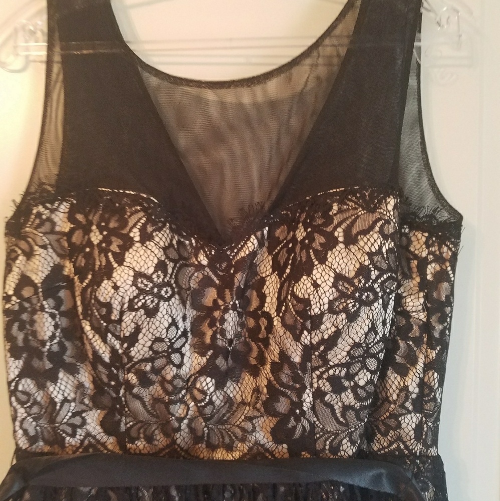 Black and gold Homecoming dress
